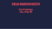 IoT in Berlin: Berlin Innovation Me...